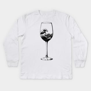 wine Kids Long Sleeve T-Shirt